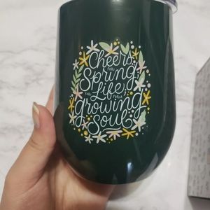 Owlcrste Tumbler Wine Cup, mug Cheers For Spring